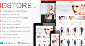 IDStore – 響應式技術多用途 Ecommerce 網站版型主題