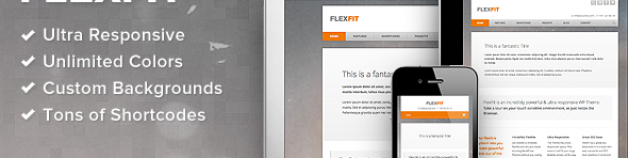 FlexFit -響應業務WordPress主題