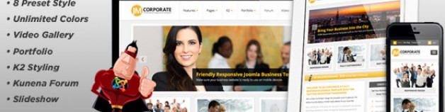 JM公司,響應業務模板Joomla