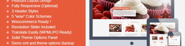 Justshop – Cake,Bakery,Drinks Shop WordPress 網站版型主題