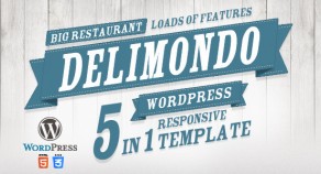 Delimondo響應的WordPress主題| 5風格