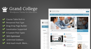 Gr與 College – WordPress 網站版型主題 For Education