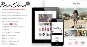BearStore – Multipurpose Ecommerce 網站版型主題