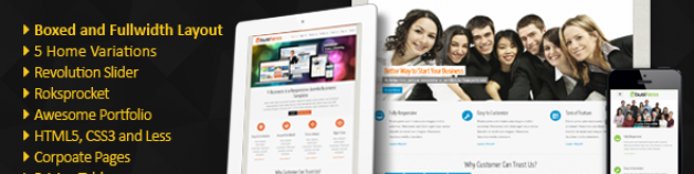 YbusiNess -響應逐浪業務模板