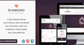 Diamond — 響應式技術WooCommerce 網站版型主題