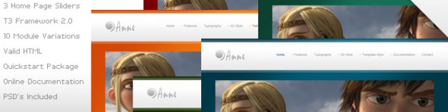 安妮-業務Joomla模板