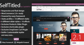 SelfTitled – 響應式技術eCommerce WordPress 網站版型主題