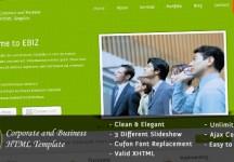 EBIZ——企業和業務的HTML模板