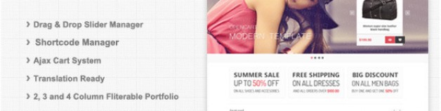 Rebecca – 頂級優質 響應式技術WooCommerce 網站版型主題