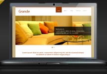 格蘭-清潔和專業的HTML模板