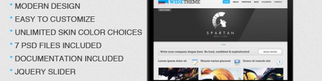 WIDETheme -溢價HTML&CSS模板