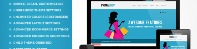 PrimaShop – Clean WooCommerce WordPress 網站版型主題
