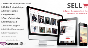 Sell: 響應式技術eCommerce WordPress 網站版型主題