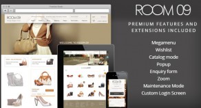 Room 09 Shop – 多用途 e-Commerce 網站版型主題
