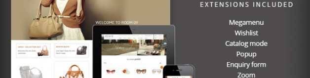 Room 09 Shop – 多用途 e-Commerce 網站版型主題