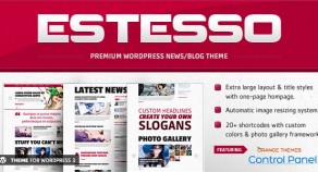 Estesso——現代實驗WordPress主題