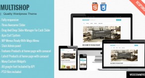 Multishop – 頂級優質 響應式技術WooCommerce 網站版型主題