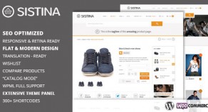 Sistina – Flat 多用途網路開店版型主題