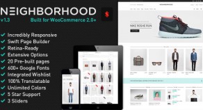 Neighborhood – 響應式技術多用途 Shop 網站版型主題
