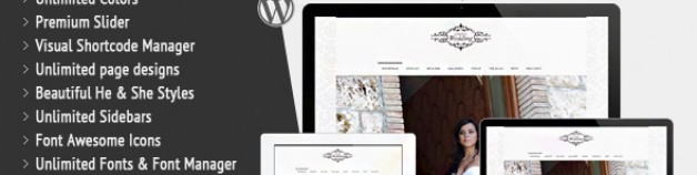 獨特的婚禮|多用途響應模板