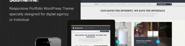 潛艇——響應組合WordPress主題