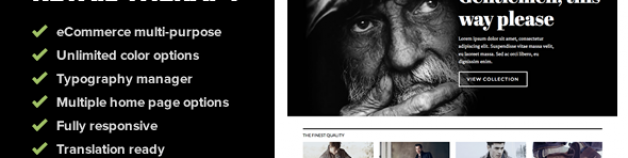 Retail Therapy – 多用途 eCommerce 網站版型主題