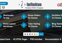 Infinitus:響應HTML5業務模板