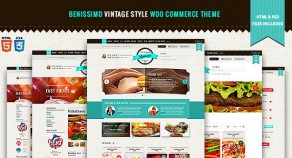 Benissimo — Vintage Style WooCommerce 網站版型主題