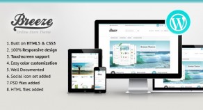Breeze — 響應式技術WooCommerce 網站版型主題