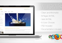 Vilisya——極簡主義商業模板3
