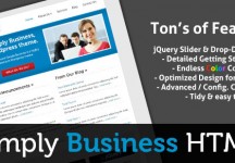 簡單的業務- HTML小型商業模板