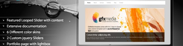 GFXMedia -業務&組合模板6在1