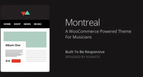 Montreal – WooCommerce  音樂網站版型主題