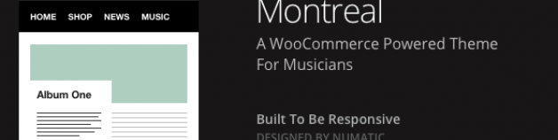 Montreal – WooCommerce  音樂網站版型主題