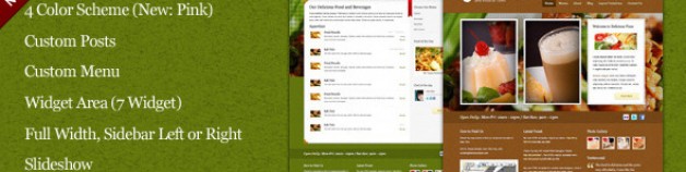 美味餐廳WordPress