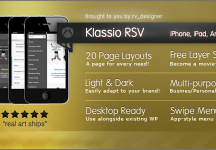 Klassio RSV | 響應式技術WordPress 觸控行動手機 網站版型主題