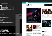FastNews – HTML5雜志模板