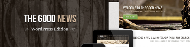 好消息——響應WP主題為教堂