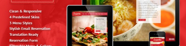Lezzatos:餐廳響應的WordPress主題