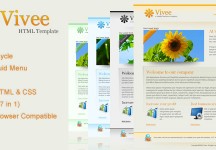 Vivee——清潔企業Web模板- 7色