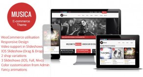 Musica – 響應式技術WordPress WooCommerce 網站版型主題