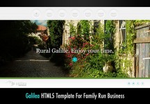 Galilea-Scrollable無形象的HTML5模板