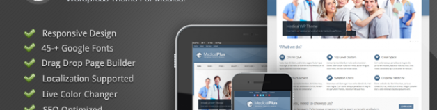 Medical Plus – 響應式技術Medical 與 Health 網站版型主題
