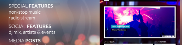 聲波-音樂氛圍的WordPress主題
