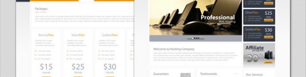 托管方- Web托管Joomla模板