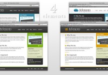 4元素——多用途商業模板