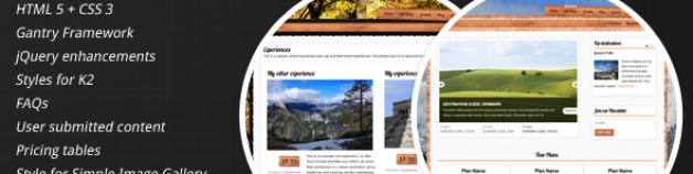 Castor -高端旅游Joomla模板