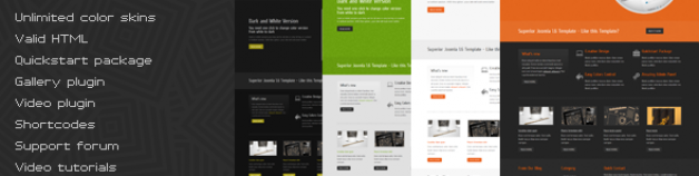 底漆-創意Joomla模板