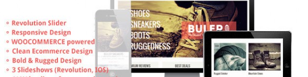 Buler – A Rugged Ecommerce / WooCommerce 網站版型主題