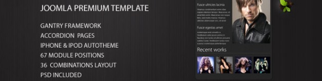 詹姆斯-溢價Joomla模板